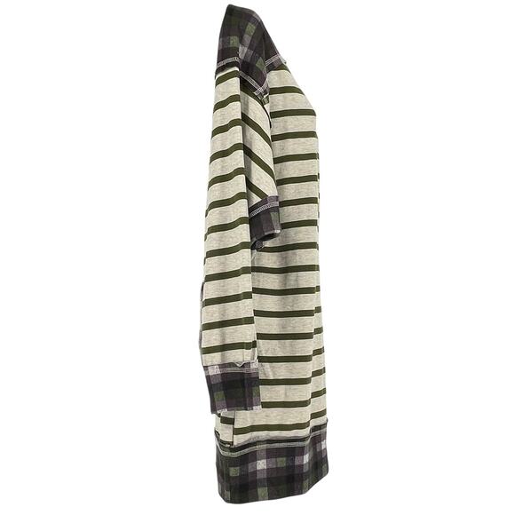 Everlily Rain Blueheaven Long Sleeve Tee Shirt in Grey/Green Size Medium - Picture 4 of 6